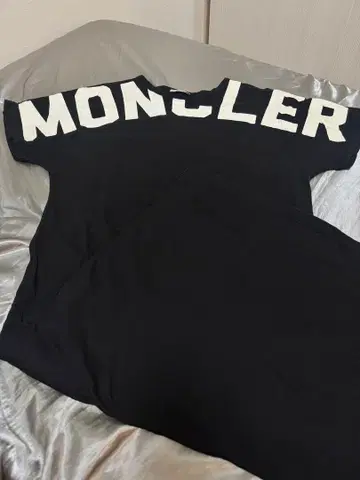 몽클레어 티셔츠 원피스 로고 XS
