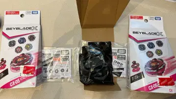 BeybladeX 헬즈리퍼 T4-70K, 고래 웨이브 7-60K 세트