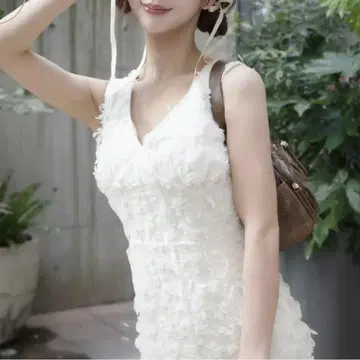 Darich 트위드 프린지 미니 원피스
