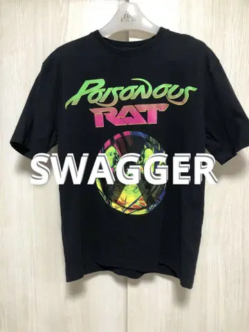 SWAGGER L.A 메탈 밴딩 티셔츠 L 사이즈