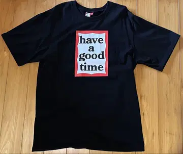 have a good time XL 블랙 반팔 T셔츠