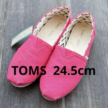 TOMS 슬립온 핑크 24.5cm 새상품