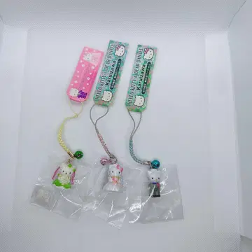 헬로키티 스트랩 3개 세트 초레어 웨딩 신슈 나가노
