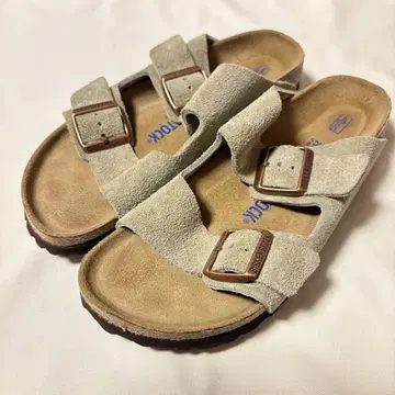 BIRKENSTOCK Arizona 베이지 SOFT FOOTBED 25