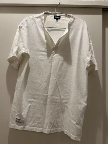 Schott 화이트 헨리넥 티셔츠 S