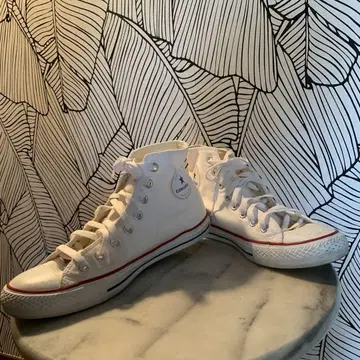 CONVERSE 하이컷 스니커즈 화이트