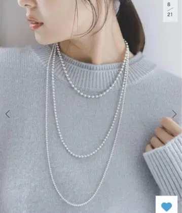 inmnood 멀티 볼 체인 목걸이