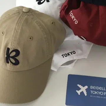 BEIDELLI 베이델리 도쿄 팝업 한정판 TOKYO 레터링 캡