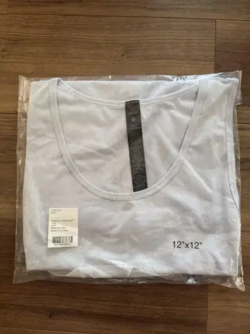 미사용 새상품 lululemon Fundamental Tank L 라벤더