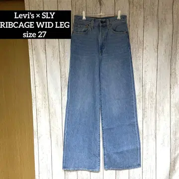 [무료배송] 리바이스 x 슬라이 와이드 데님 사이즈 27 쉘터