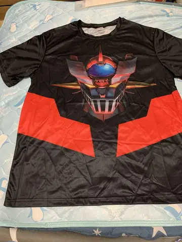 마징가 Z 그래픽 티셔츠 100% 폴리에스테르 2XL