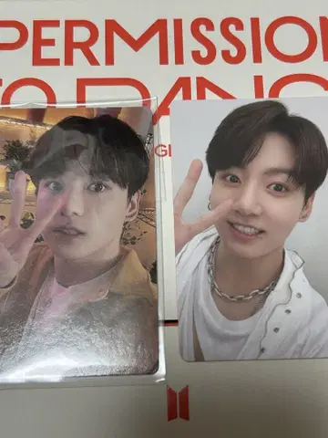 BTS Jungkook 트레이딩 카드 2매 세트