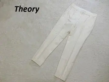 theory 띠어리 스트레치 팬츠 아이보리 XXO