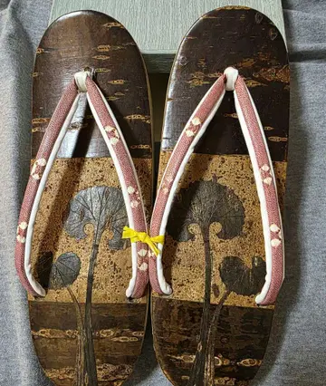 벚꽃 자작나무 세공 일본 나막신