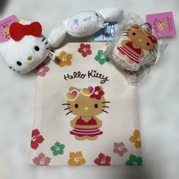 *가장 빠른 당일 발송* 헬로키티 시나몬 봉제 인형과 복조리 세트