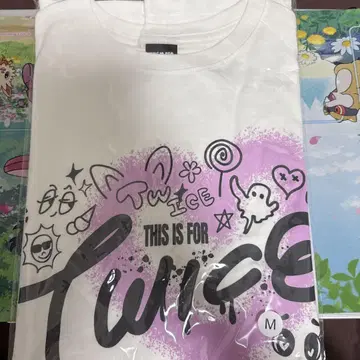 TWICE THIS IS FOR 티셔츠 화이트 M 사이즈
