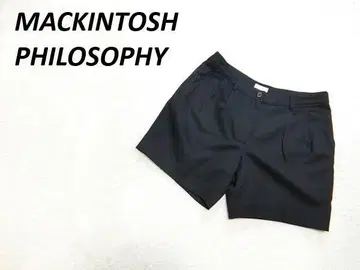 매킨토시 철학 스트레치 숏 팬츠 블랙 38