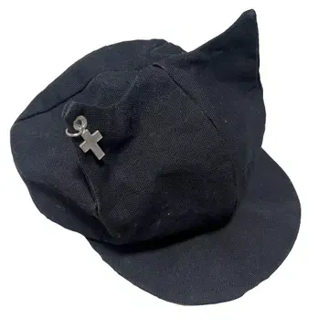 Y2K 고양이 귀 모자 십자가 페어리 그런지 펑크 록