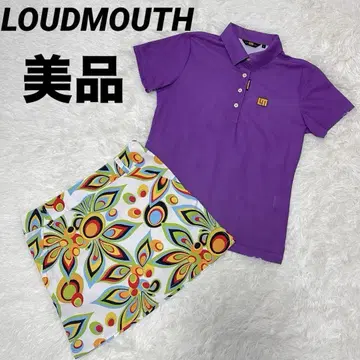 LOUDMOUTH 라우드마우스 여성용 셋업 셔츠 스커트