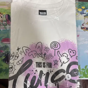 TWICE THIS IS FOR T셔츠 화이트 L사이즈