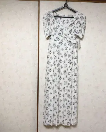 레이온 카슈쿨 프린트 원피스 00 사이즈 아이보리