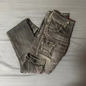 청바지 로우라이즈 빈티지