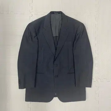 00년대 테일러드 자켓 다크 네이비 2버튼 썸머 울 모드