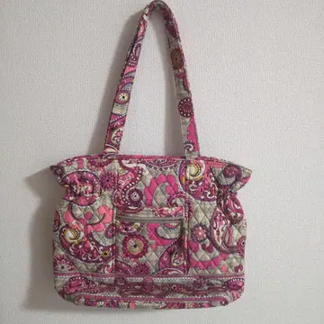 베라 브래들리 Vera bradley 페이즐리 무늬 핑크 토트백