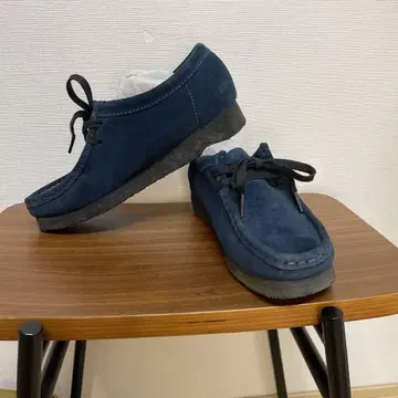 클락스 clarks 왈라비 네이비 23.5