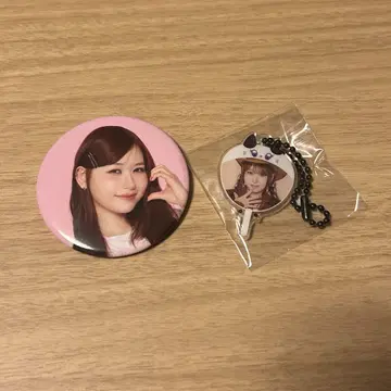 ME:I 가사하라 모모나 아크릴 부채 키링 캔뱃지 캡슐 토이