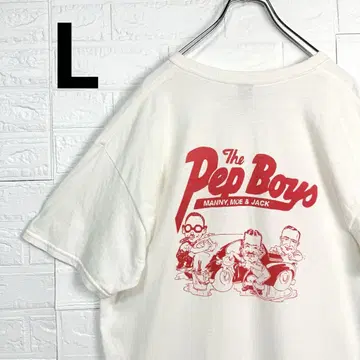 [ 90년대 ] Pep Boyz 빈티지 티셔츠 양면 프린트 커스텀카