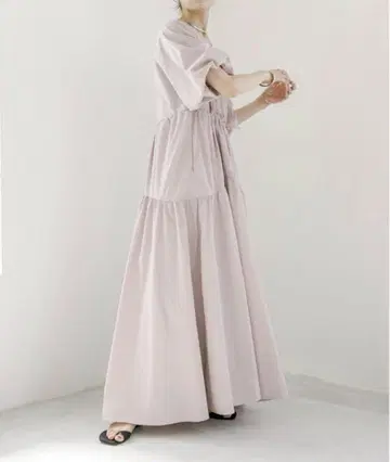 mystic 미스틱 드로스트 개더 원피스 핑크 XS