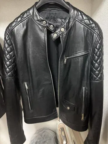DSQUARED 가죽 재킷 라이더 바이크용 48