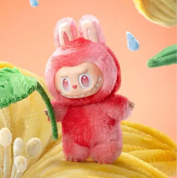 정품 LABUBU 봉제 인형 펜던트 키링 러브부 팝 마트