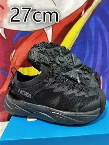HOKA ONE ONE HOPARA 2 블랙 샌들 27cm