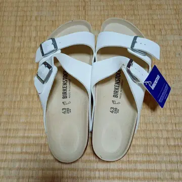 BIRKENSTOCK 화이트 샌들 28cm 남성용