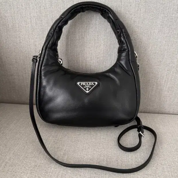 PRADA●リナイロンホボバック 1NE204 Alabaster Prada Re-Edition 2005 Re-Nylon and Saffiano mini