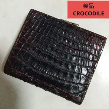 새상품급 CROCODILE 크로커다일 가마구치 지갑 지갑