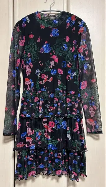 데시구알 Desigual 티어드 원피스 L 사이즈