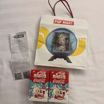 POP MART 러브브 코카콜라 미개봉 새상품 2개 세트