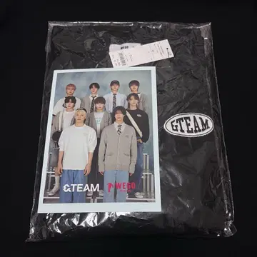 &TEAM WEGO 콜라보 굿즈 롱 T 블랙
