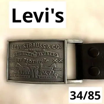 리바이스 LEVI STRAUSS&CO 버클 벨트 가죽 34/85