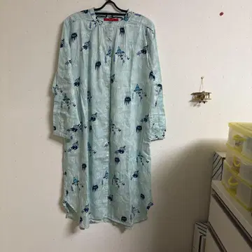 그라니프 MOOMIN 긴팔 셔츠 원피스