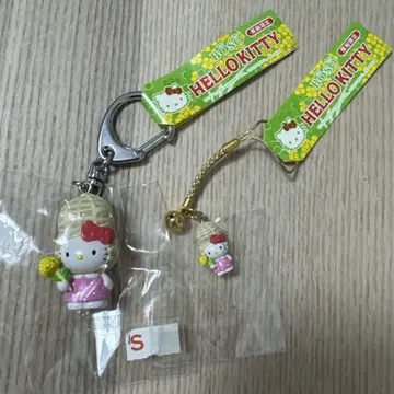 지역 한정 키티 보소 한정 땅콩 키티 네츠케 키링 세트 초레어 새상품