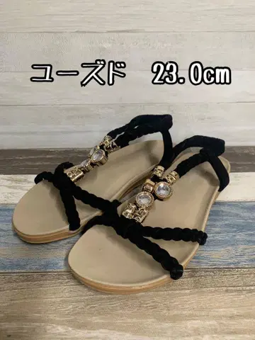 유즈드 23.0cm 비쥬 샌들 x245