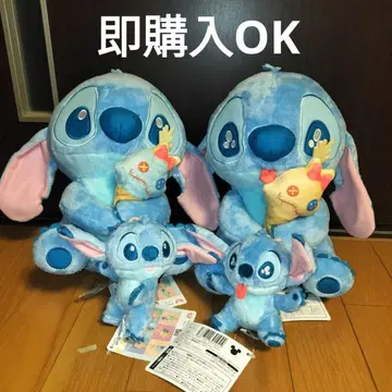 스티치 컬러풀 아이스 라운드원 한정 봉제 인형 4종