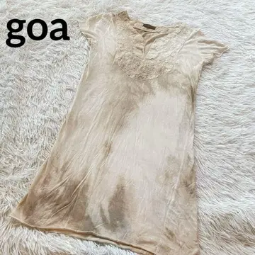 goa y2k 자수 튜닉 원피스 프리 사이즈 헤이세이 갸루 00s