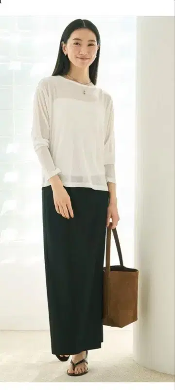 UNIFILO UV 케어 기능성 타이트 스커트 S