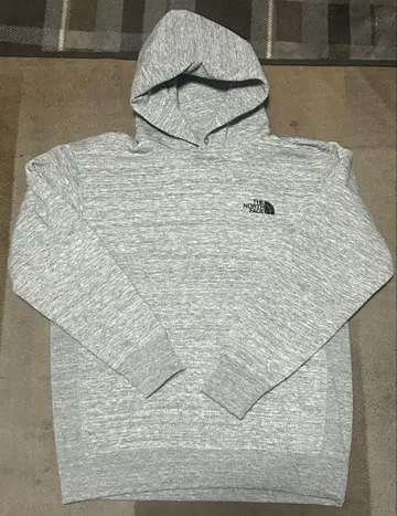THE NORTH FACE 그레이 후드티 후드 부착