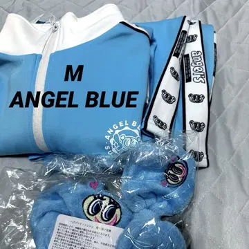 미사용 ANGEL BLUE 스카이블루 저지 엔젤블루 M 상하의 세트